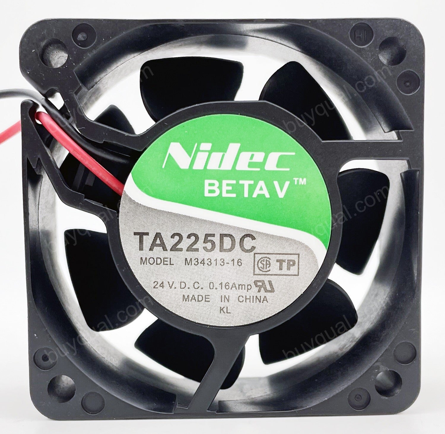 Nidec M34313-16 M34313-16G1 24V 0.16A 2wires Cooling Fan Nidec M34313-16 M34313-16G1 24V 0.16A 2wires Cooling Fan